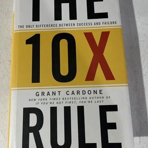 The 10x Rule hardcover book by Grant Cardone